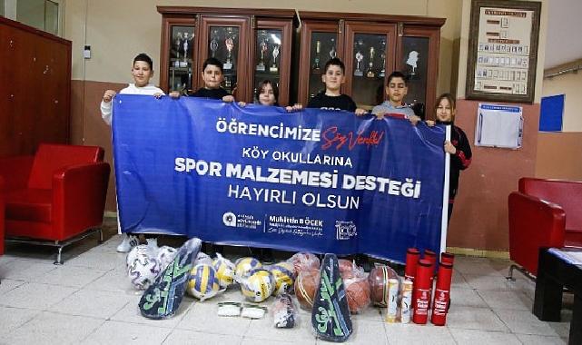 Antalya Büyükşehir’den okullara spor malzemesi desteği