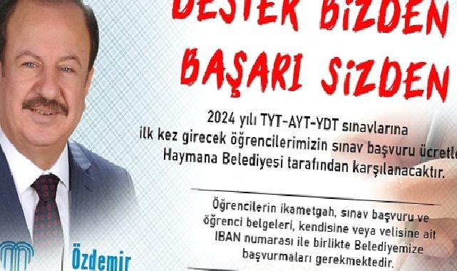 Üniversite Sınav Ücretleri Belediye’den
