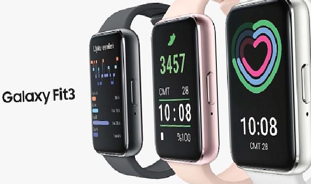 Yaşam tarzına uyum sağlayan yeni nesil akıllı bileklik Samsung Galaxy Fit3 alanlara, özel kordon hediye!