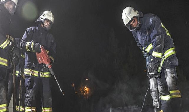 Antalya Büyükşehir Belediyesi İtfaiyesi her an deprem olacakmış gibi hazırlanıyor