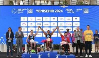 Yenişehir’deki Dünya Paratriatlon Kupası’nda tarih yazıldı