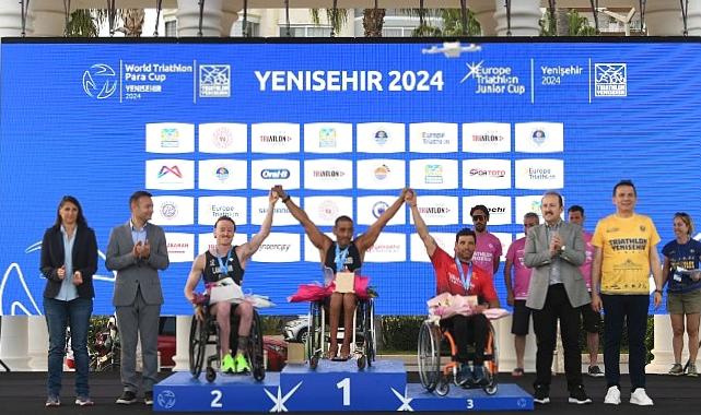 Yenişehir’deki Dünya Paratriatlon Kupası’nda tarih yazıldı