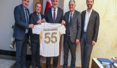 Samsunspor’dan Başkan İbrahim Sandıkçı’ya Ziyaret