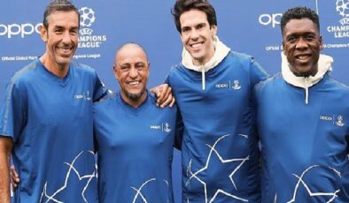 Efsane futbolcular Londra’da OPPO’nun yardım maçında buluştu
