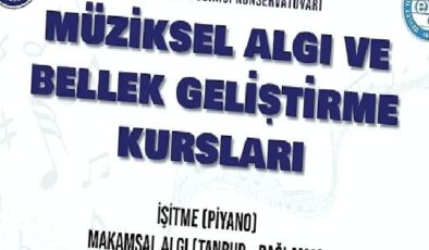 EÜ’den “Müziksel Algı ve Bellek Geliştirme Kursları”