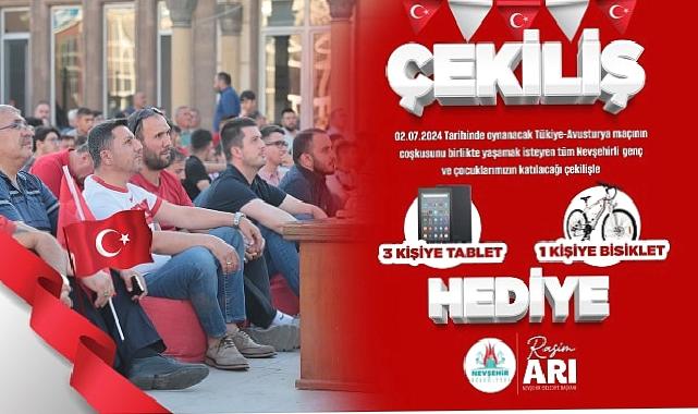 Başkan Arı’dan Milli Maç Öncesi Çocuk ve Gençlere Tablet ve Bisiklet Müjdesi