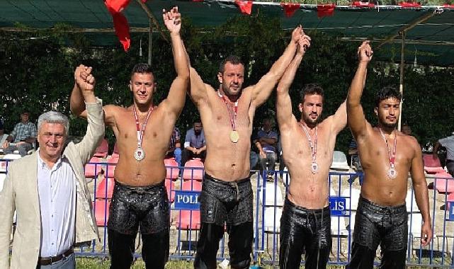Kemer Belediye pehlivanı Isparta’da 2’nci oldu